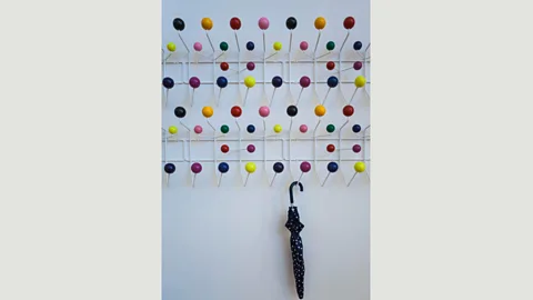 Eames Office LLC Ray added a playful element to Charles’s designs – their Hang It All hook rack was designed in 1953 to encourage children to hang up their coats (Credit: Eames Office LLC)