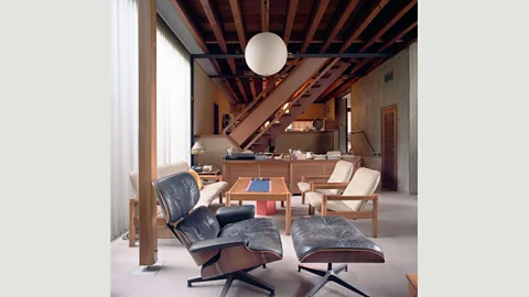 Eames Office LLC Designed in 1956, the Eames Lounge Chair is now an icon of modern design – but Ray described it in a letter to Charles as “comfortable and un-designy” (Credit: Eames Office LLC)