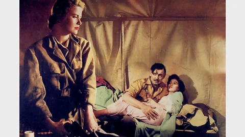 Alamy After a small but notable role in High Noon, Kelly’s true breakout role was as a sexually repressed wife on safari in John Ford’s Mogambo (Credit: Alamy)