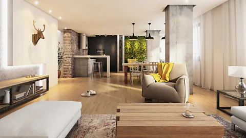 Getty Images In recent decades, flashy and loud motifs and items have given way to an understated and muted aesthetic when it comes to mainstream living room design (Credit: Getty Images)