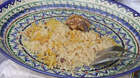 Amanda Ruggeri Beautiful plate of oshi palav (Credit: Amanda Ruggeri)