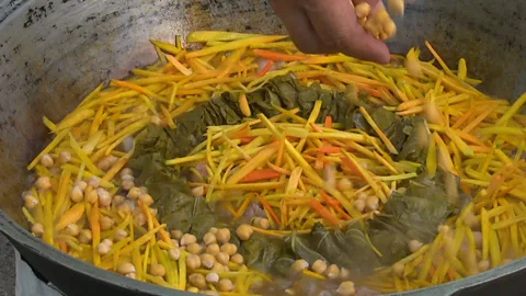 Amanda Ruggeri Osh palav being made (Credit: Amanda Ruggeri)
