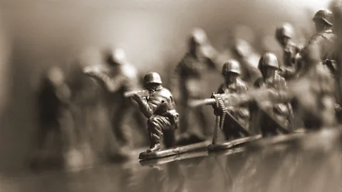 Alamy Row of toy soldiers (Credit: Alamy)