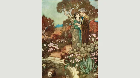 Alamy Hundreds of different versions of the Rubáiyát have been published – including one with drawings by the illustrator Edmund Dulac (Credit: Alamy)