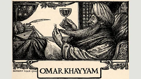 Alamy In the years leading up to World War One, there was a cult of Omár Khayyám: dining clubs, tooth powder and playing cards were branded with his name (Credit: Alamy)
