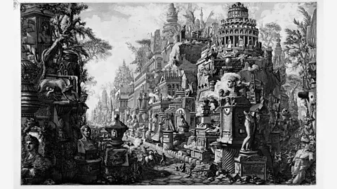 Alamy Venetian architect Giovanni Battista Piranesi printed his imaginary reconstruction of the ancient Vias Appia and Ardeatina multiple times between 1761 and 1799 (Credit: Alamy)
