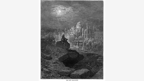 Alamy Gustave Doré’s 1872 etching The New Zealander showed a future tourist gazing over the ruins of London (Credit: Alamy)