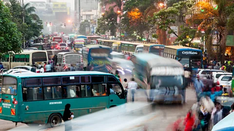 Alamy Numbeo ranks Nairobi's traffic as the second worst in the world, only better than Kolkata, India. Nairobians spend an average of 62.44 minutes in traffic. (Credit: Alamy)