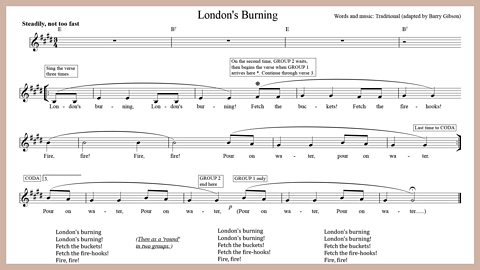 Music - London's burning!
