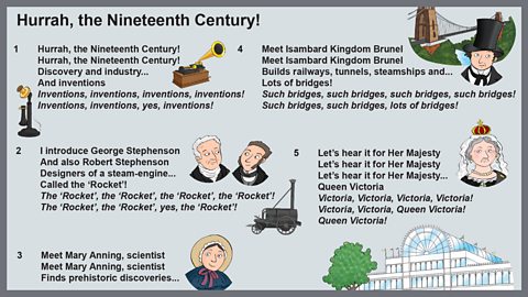 Lyrics - Hurrah! The Nineteenth Century