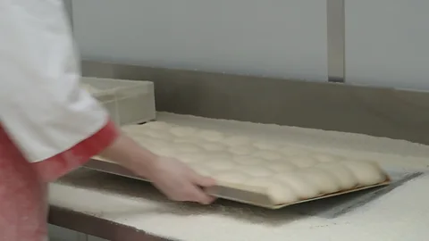 Amanda Ruggeri Blaas get a heavy dusting of flour just before baking (Credit: Amanda Ruggeri)
