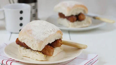 Walsh's Bakehouse Sausage in a blaa (Credit: Walsh's Bakehouse)