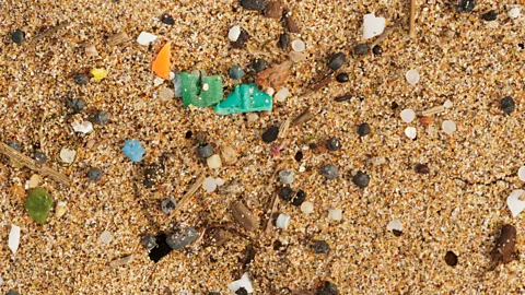 Alamy The dawn of the Anthropocene could be marked by the rise of microplastics in the environment (Credit: Alamy)