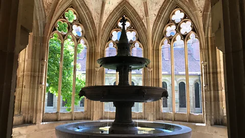 Kristin Vuković Legend says that the monks were inspired to build their monastery in Swabia after their mule discovered water there (Credit: Kristin Vuković)