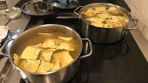 Kristin Vuković The dish’s nickname in Swabian dialect, <I>Herrgottsbescheißerle</I>, means ‘small God-cheaters’ (Credit: Kristin Vuković)