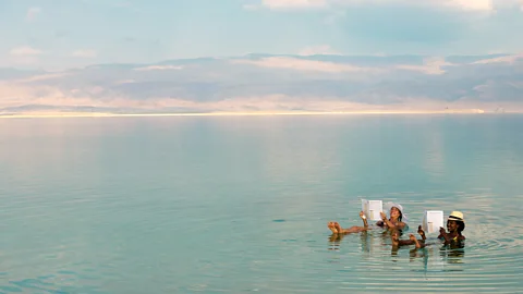Getty Good for more than floating, the Dead Sea may be a good place to preserve your fossil (Credit: Getty)