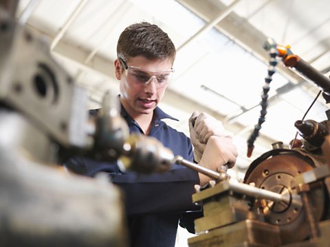 Working with a lathe