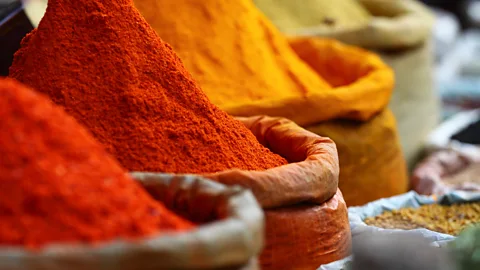 Getty Images Piles of spices in market (Credit: Getty Images)