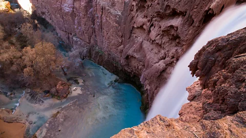 Reuben Hernandez Havasu and Mooney falls are fed by water from an underground spring (Credit: Reuben Hernandez)