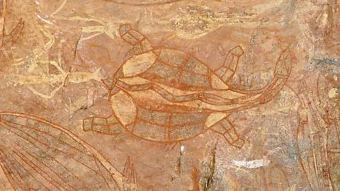 Wikimedia A well-preserved Aboriginal rock painting reveals what archaeologists label ‘X-ray style’ of prehistoric art (Credit: Wikimedia)