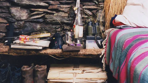 The designer's hut in the Bolivian Andes