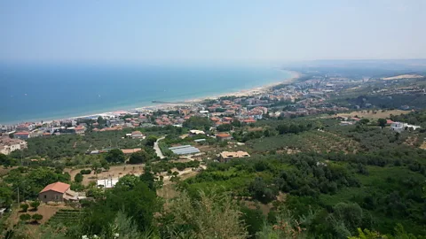 Jessica Colley Clarke While honeymooning in Italy, author Jessica Colley Clarke visited the town of Vasto where her great-grandmother was from (Credit: Jessica Colley Clarke)