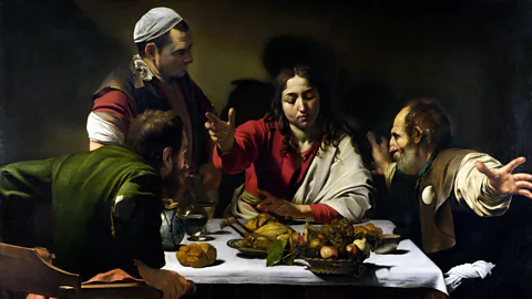 Alamy Caravaggio advanced a chiaroscuro style in paintings like Supper at Emmaus that became known as tenebrism – for its replication of the effect of Tenebrae candles (Credit: Alamy)