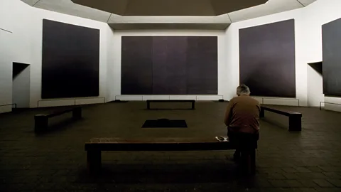 Alamy Mark Rothko’s 14 black paintings in his chapel in Houston, Texas incorporate non-black hues into their colour schemes – but they hint at the mystic nature of black (Credit: Alamy)