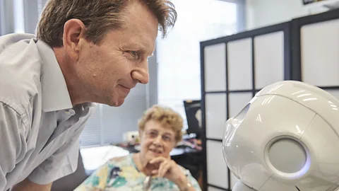 Getty Images Some robots that use AI are being taught how to access memories and apply meaning to them so that they could eventually be used in the care sector (Credit: Getty Images)