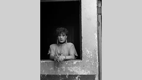 Paz Errázuriz Evelyn, Santiago, from the series La Manzana de Adán (Adam’s Apple), 1983 (Credit: Paz Errázuriz)