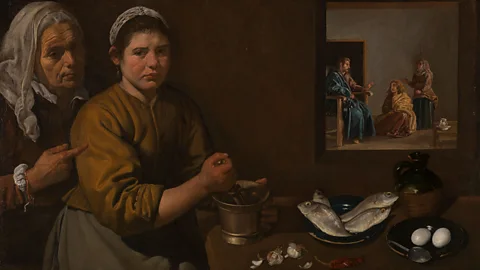 National Gallery, London Elements of still life can lend themselves to spiritual expression – here, Diego Velázquez shows the preparation of a simple meal for Lent (Credit: National Gallery, London)