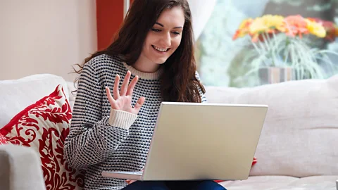 Alamy Stock Photo Forget the telephone and pen pals - today's youth has access to technology that connects to others instantly across the world to learn languages (Credit: Alamy)