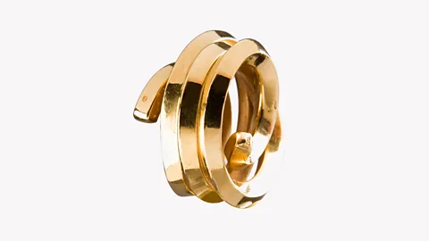 Greg Favre/Adagp A gold ring by Bernar Venet (Credit: Greg Favre/Adagp)