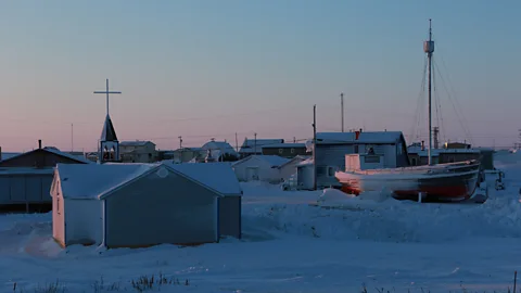 Mike MacEacheran The indigenous Inuvialuit community of Tuktoyaktuk is the last Arctic village on the edge of mainland Canada’s frozen wilderness (Credit: Mike MacEacheran)
