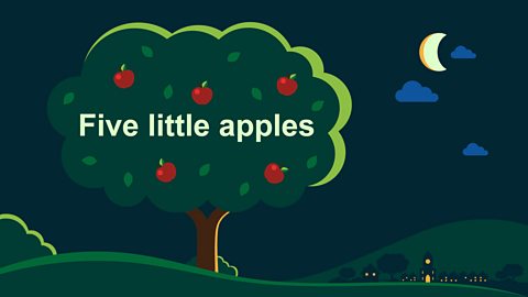 Five little apples