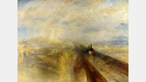 Alamy Joseph Mallord William Turner used Indian Yellow in his 1844 painting Rain, Steam, and Speed: The Great Western Railway (Credit: Alamy)
