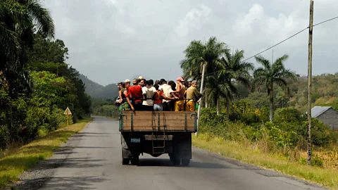 Michael Runkel Cuba/Alamy The author and her husband encountered several hitchhikers while en route to Viñales (Credit: Michael Runkel Cuba/Alamy)