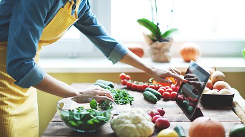 Woman preparing food 