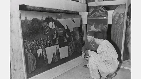 Alamy The Nazis stored thousands of works in a salt mine in Altaussee, Austria, near Hitler’s ‘home town’ of Linz, where he planned for a massive museum to be built (Credit: Alamy)