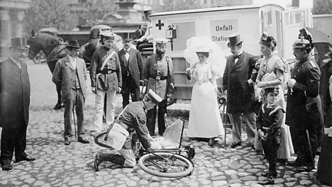 Getty Images Both first aid technology, and advice, have changed a great deal over time (Credit: Getty Images)