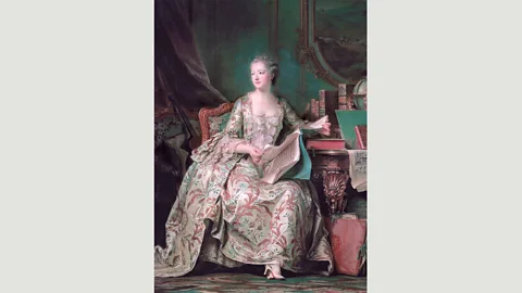 Wikimedia Maurice Quentin de la Tour’s Portrait of the Marquise de Pompadour shows the mistress of King Louis XV in pastels (Credit: Wikimedia)