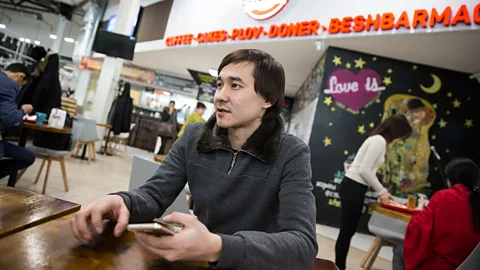 Taylor Weidman Asset Kaipiyev, co-founder of Sa'biz, changed the spelling of his restaurant – now he has to change it again (Credit: Taylor Weidman)