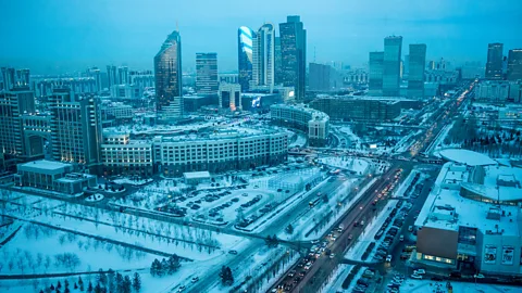 Taylor Weidman Russian is the language of choice in Kazakhstan's cities, such as the capital Astana (Credit: Taylor Weidman)
