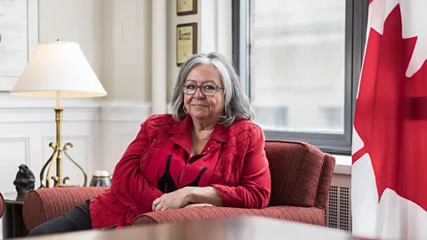 Chris Roussakis, Roussakis Photography Senator Frances Lankin led sponsorship of the anthem bill through The Senate (Credit: Chris Roussakis, Roussakis Photography)