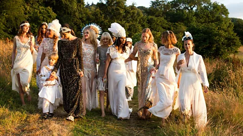 Temperley Alice Temperley's boho-chic bridal designs are inspired by a 1920s silhouette (Credit: Temperley)