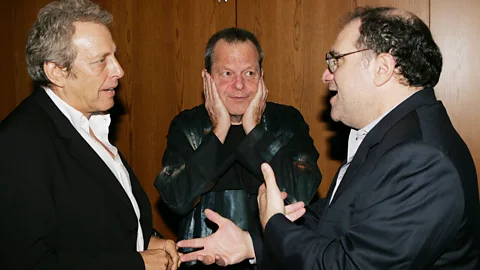 Getty Images After his first failed attempt at Quixote, Gilliam made The Brothers Grimm and clashed with its producers Harvey and Bob Weinstein (Credit: Getty Images)
