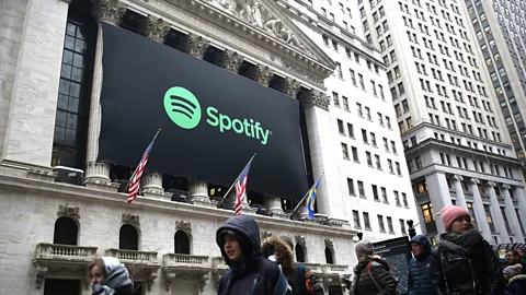 Getty Images The three most popular songs on Spotify in 2017 were uptempo, so what does that say about the state of the economy? (Credit: Getty Images)