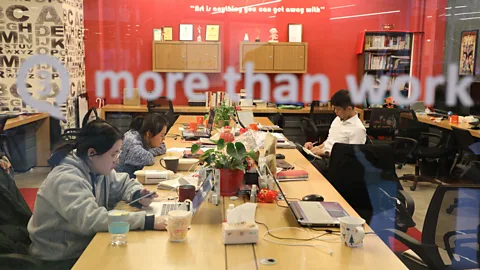 Getty Images Millennials in China are well-educated, more aware of their rights and seek work that has value. As such, they are reacting negatively to the 996 rule (Credit: Getty Images)