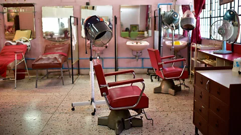 Barcroft Media/Getty Images The Nightingale Olympic’s now-defunct beauty salon once catered to Bangkok’s elite (Credit: Barcroft Media/Getty Images)