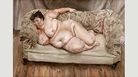Lucian Freud Archive/Bridgeman Images Benefits Supervisor Sleeping (1995) broke records when it was sold to Roman Abramovich in 2008 for £17 million ($33.6 million) (Credit: Lucian Freud Archive/Bridgeman Images)